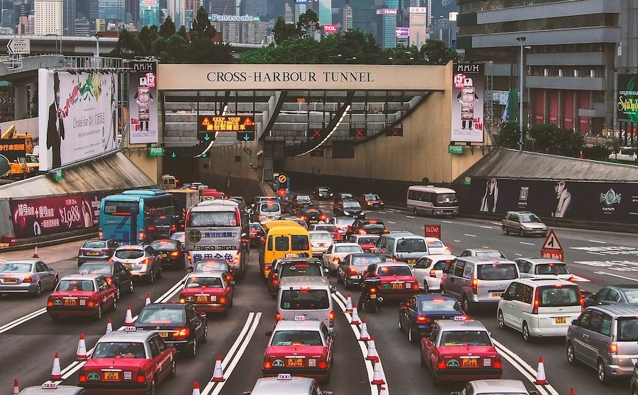 Hong Kong- Mainland China border. (Global From Asia photo)
