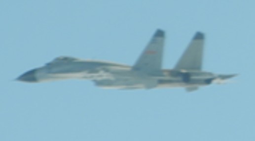 Chinese J-11 fighter plane. (MND photo)
