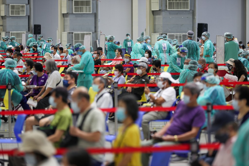 By Sunday, 60% of people in Taiwan will have received two COVID-19 shots. 
