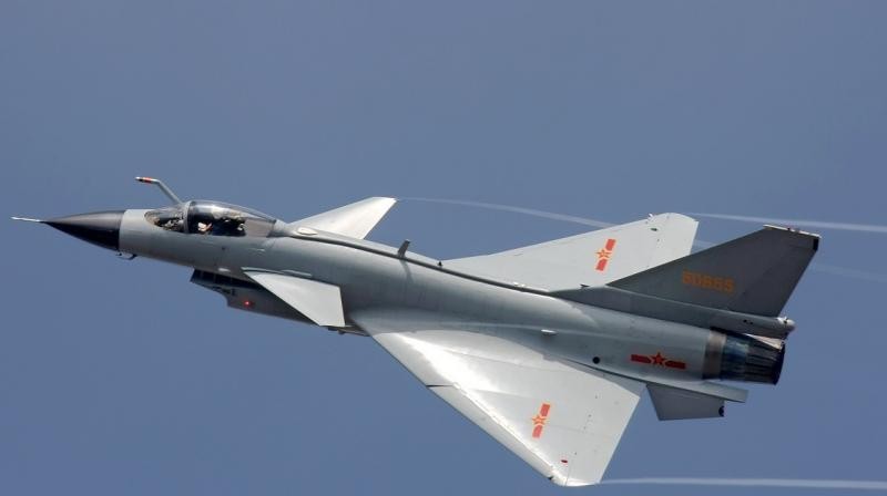China's J-10 fighter jet. 
