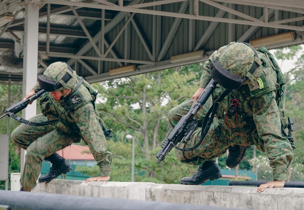Singaporean army troops. (Facebook, Singapore Army photo)
