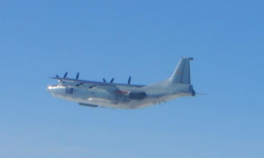 Chinese Y-8 ELINT aircraft. (MND photo)
