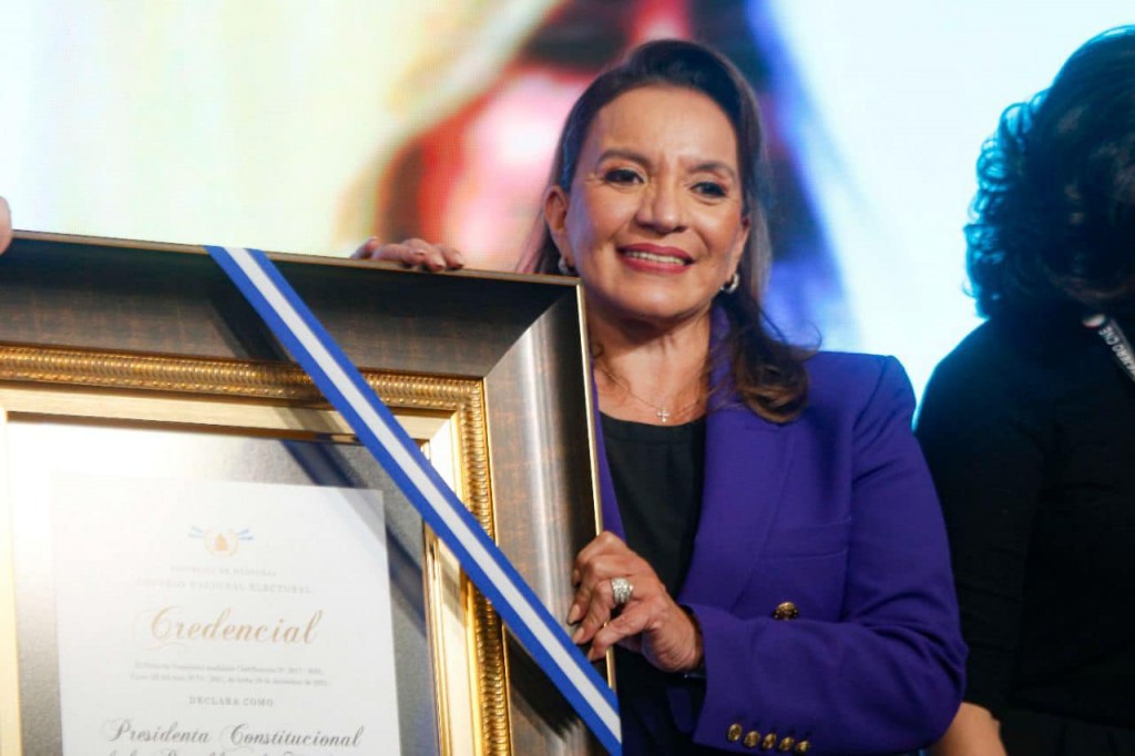 President Tsai Ing-wen has been invited to the Jan. 27 inauguration of Honduran President Xiomara Castro. (Facebook, Xiomara Castro de Zelaya photo)&n...