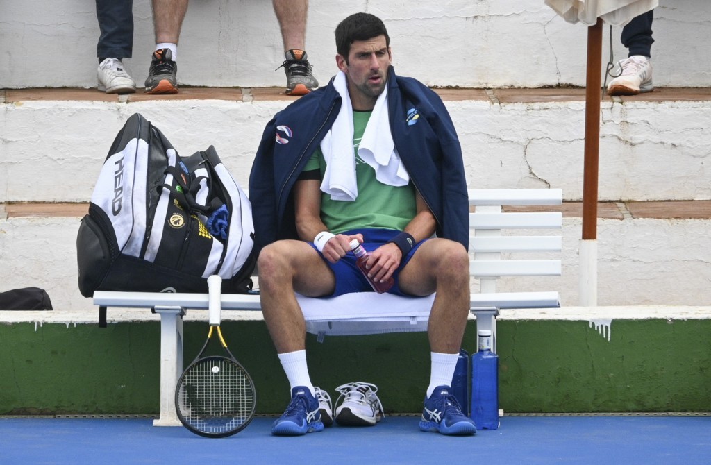 World tennis No. 1 Novak Djokovic. (AP photo) 
