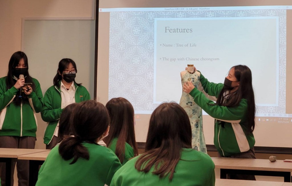 樟樹國際實創高中學生善用二手衣設計慢時尚永續環保服飾
