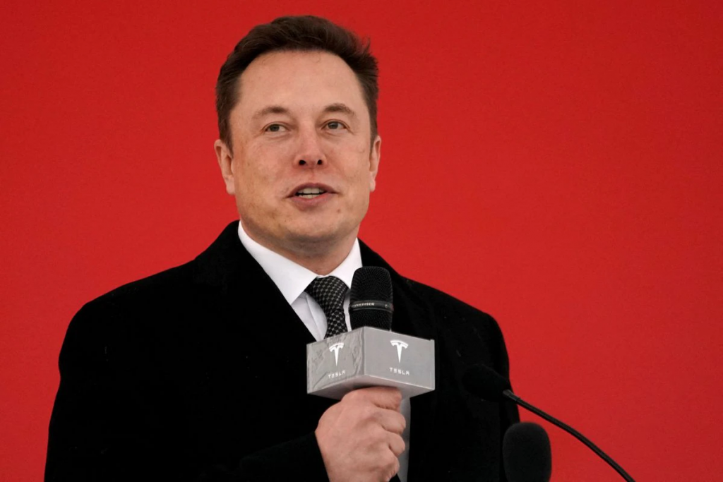  

Tesla CEO Elon Musk attends the Tesla Shanghai Gigafactory groundbreaking ceremony in Shanghai, China January 7, 2019. REUTERS/Aly Song/File P...
