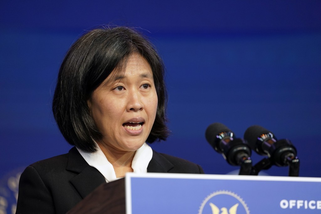 Head of the Office of the United States Trade Representative, Katherine Tai.
