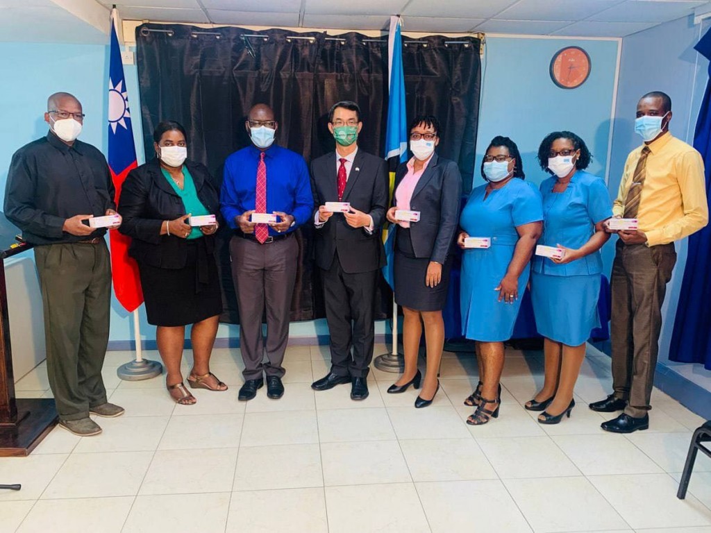 Taiwan has donated AstraZeneca vaccines to two Caribbean allies. (MOFA photo)
