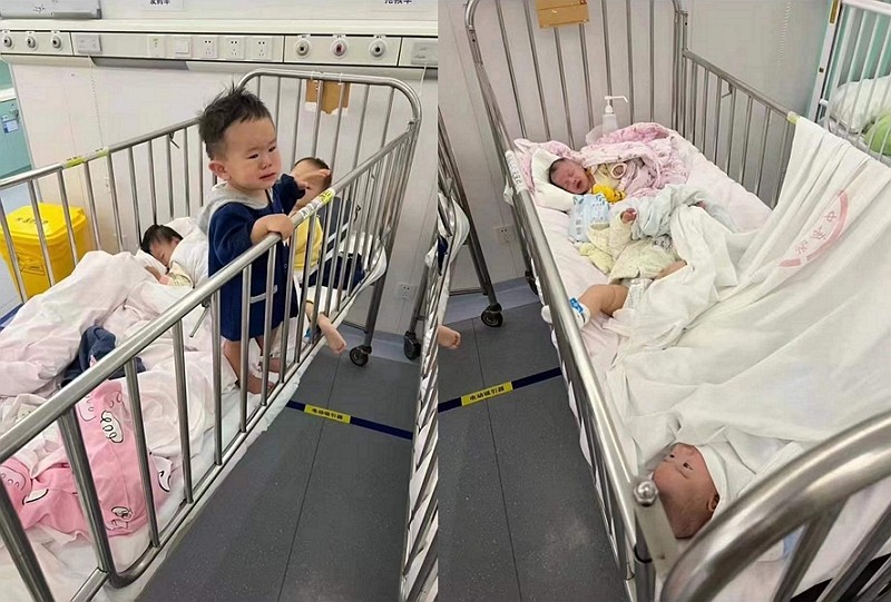 上海幼兒集中隔離收治（網路截圖）
