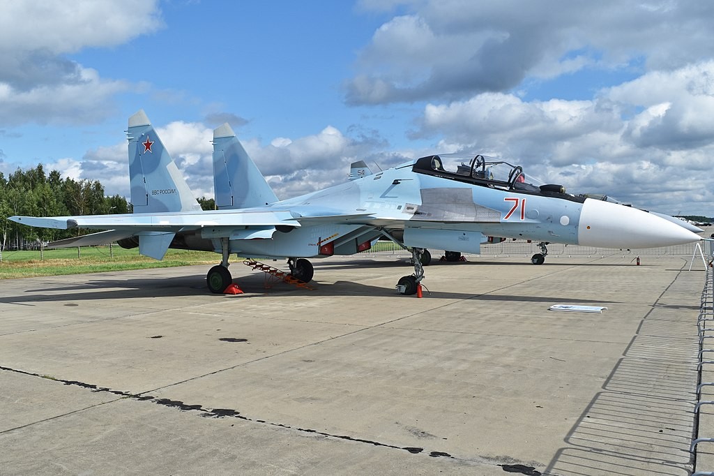 A Russian Air Force Sukhoi Su-30. (Wikicommons, Alan Wilson photo)
