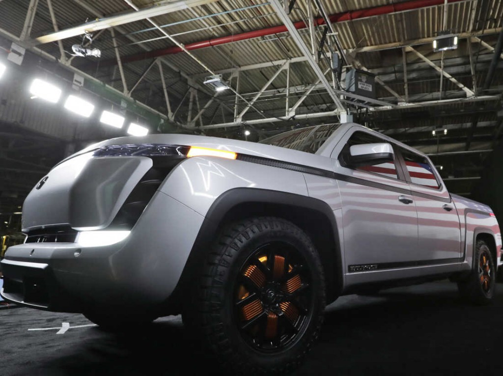 The Lordstown Endurance electric pickup truck. 

