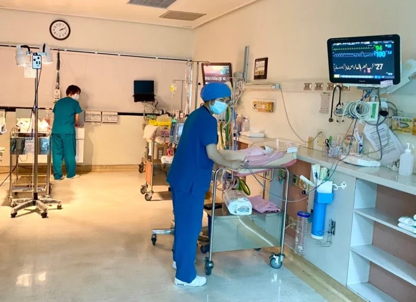 The National Cheng Kung University Hospital is setting up 15 isolation beds for infants, and eight intensive care wards for infants. (NCKUH ...