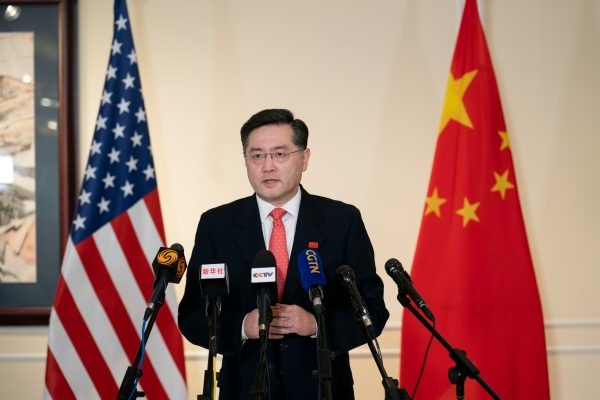 Chinese Ambassador to U.S. Qin Gang. (Twitter, Qing Gang photo)
