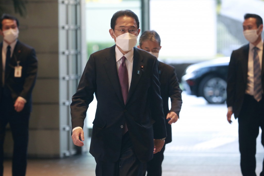 日本首相岸田文雄今（15）日晚間將就國會休會召開記者會。（圖／美聯社）
