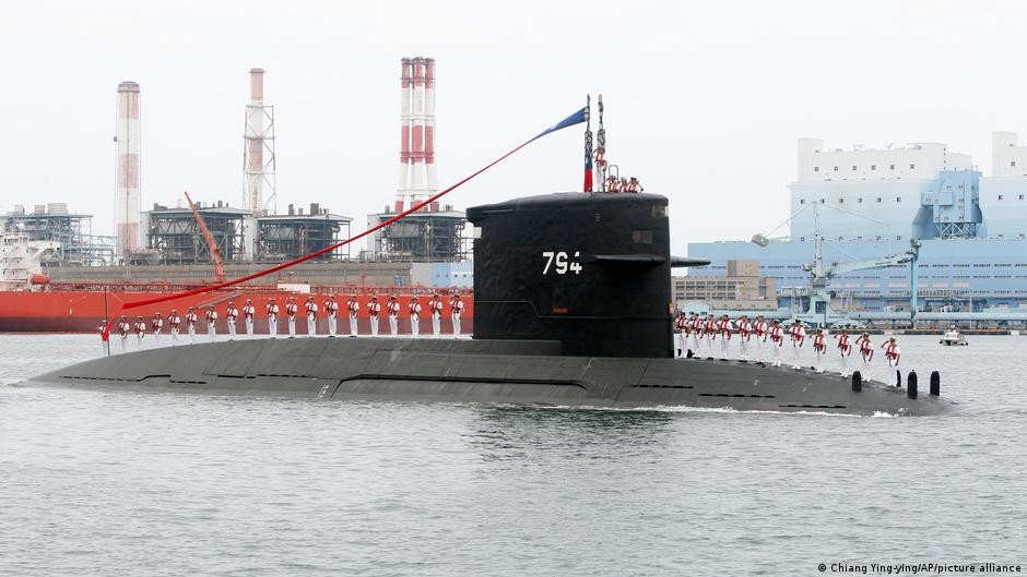 臺灣向荷蘭購買的劍魚級潛艦「海虎艦」(德國之聲中文網) 
