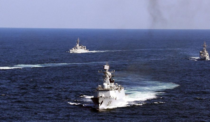 File photo of Chinese Navy ships. 
