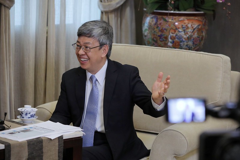 Former Vice President Chen Chien-jen. (Presidential Office photo)

