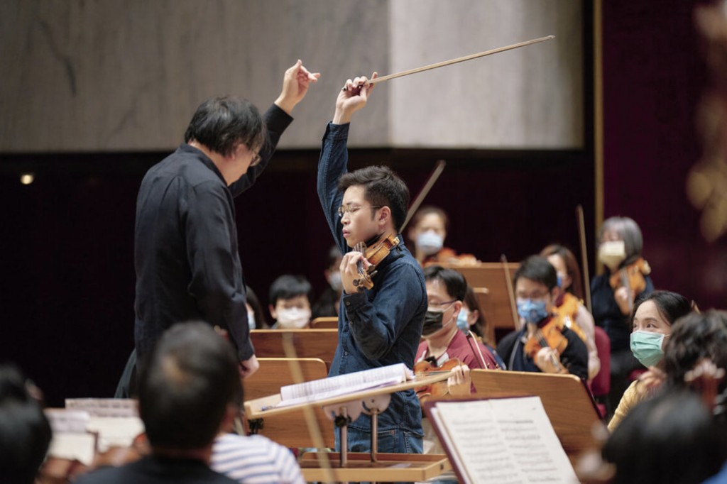 Paul Huang performs at Hsinchu for first time. (National Symphony Orchestra photo)
