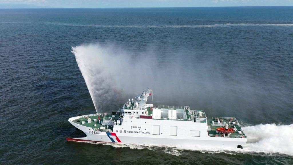 Anping-class patrol vessel, the Chengkung. (Coast Guard Administration photo)
