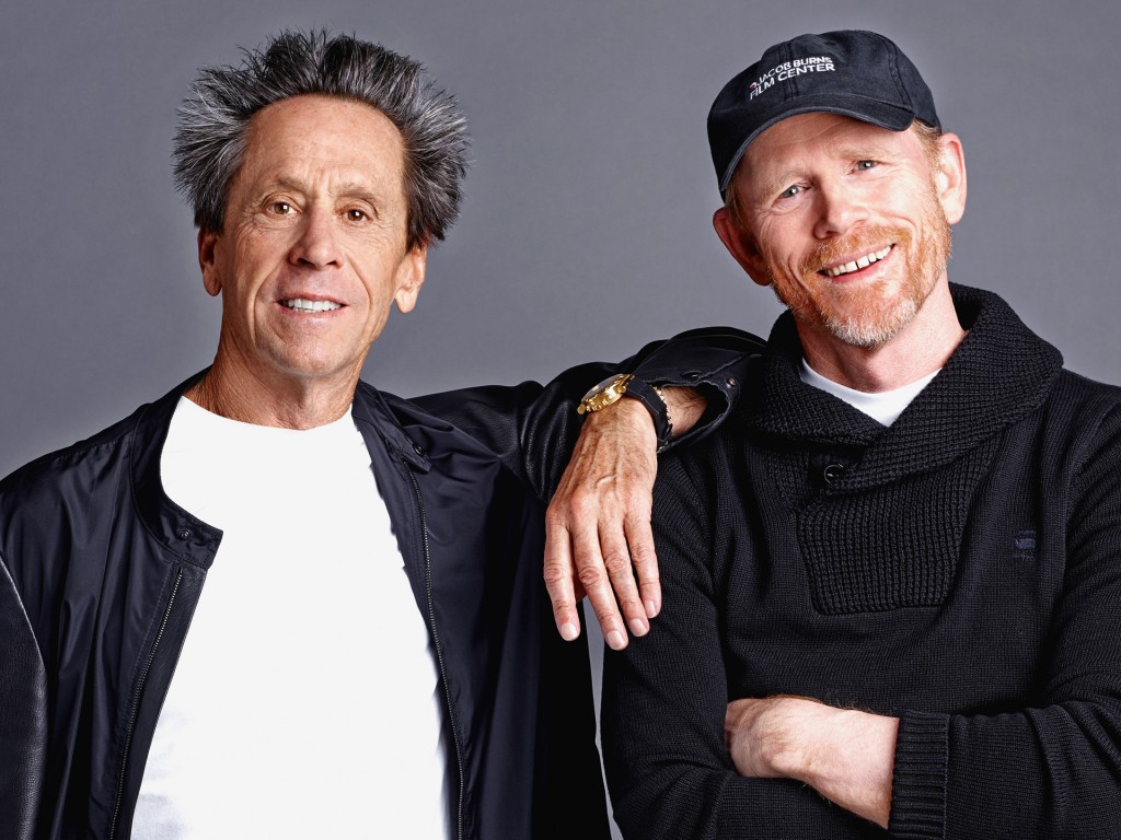 Imagine Entertainment兩位創辦人，Brian Grazer及Ron Howard。(圖/Jeff Lipsky)
