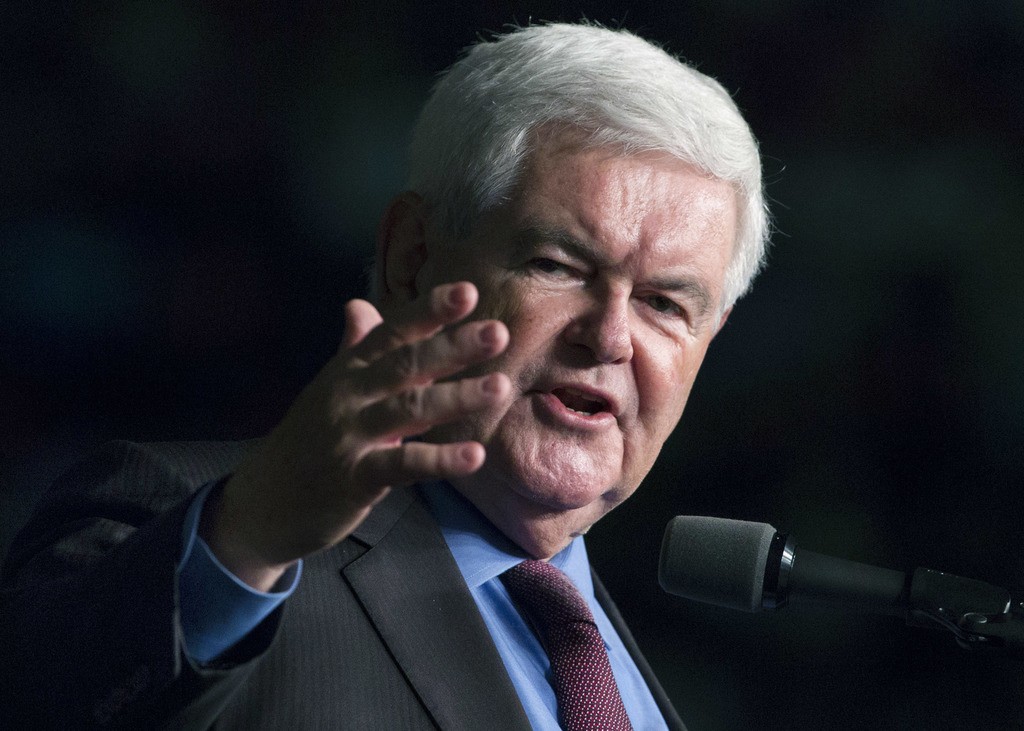 曾於25年前訪台的美國前眾議院議長金瑞契（Newt Gingrich）表示，中國不應對裴洛西訪台行程指手畫腳。（圖／美聯社）
