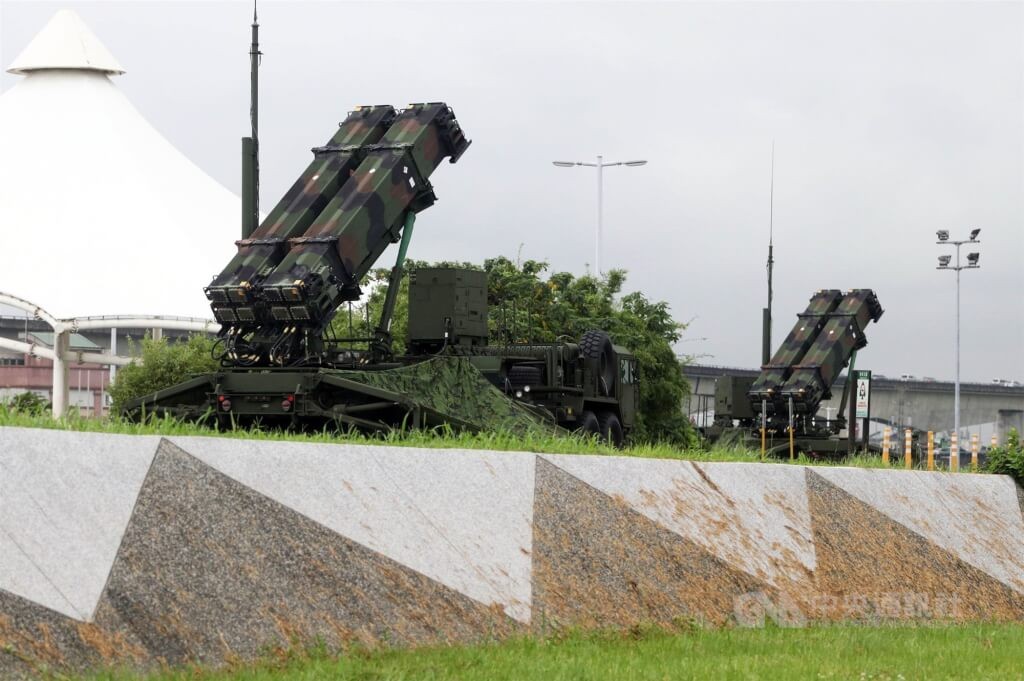 Patriot missile systems during exercises in Taipei in 2019.
