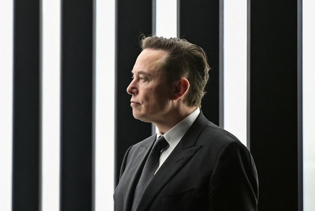 Elon Musk in Germany, March 2022.  (Reuters photo)


 

