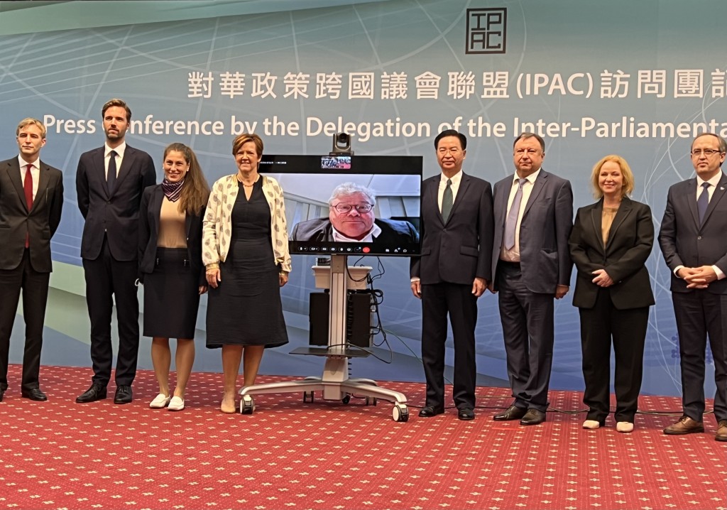 IPAC delegation. (Taiwan News, Kelvin Chen photo)
