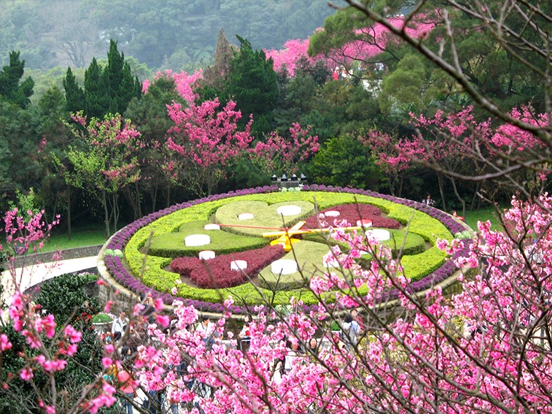 The Flower Clock. (Taipei City Government photo)
