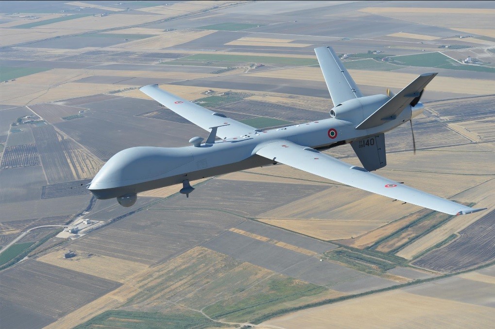 Italian Air Force MQ-9 Reaper drone. (General Atomics photo)
