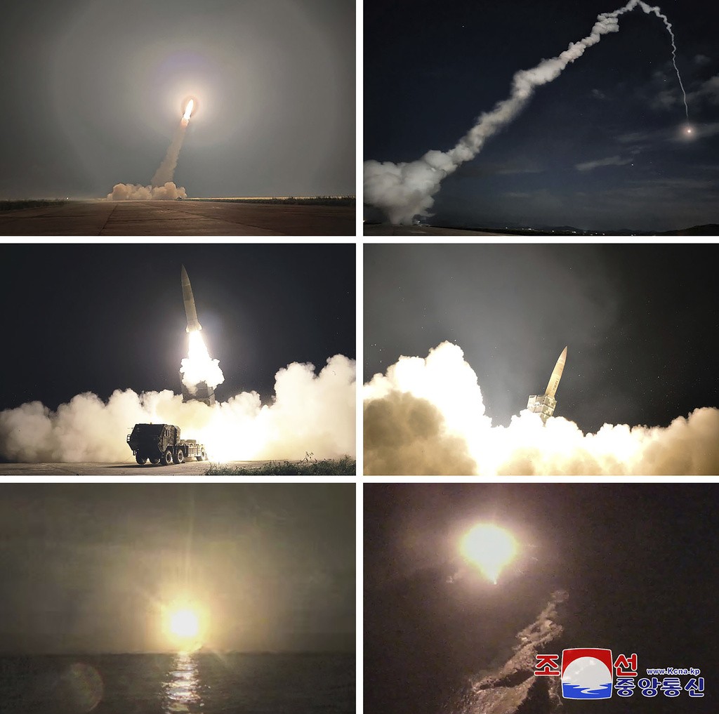 北韓於30日晚間發射兩枚彈道飛彈（圖／美聯社）
