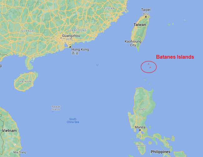 Proposed port would be on Batanes Islands. (Google Maps screenshot)
