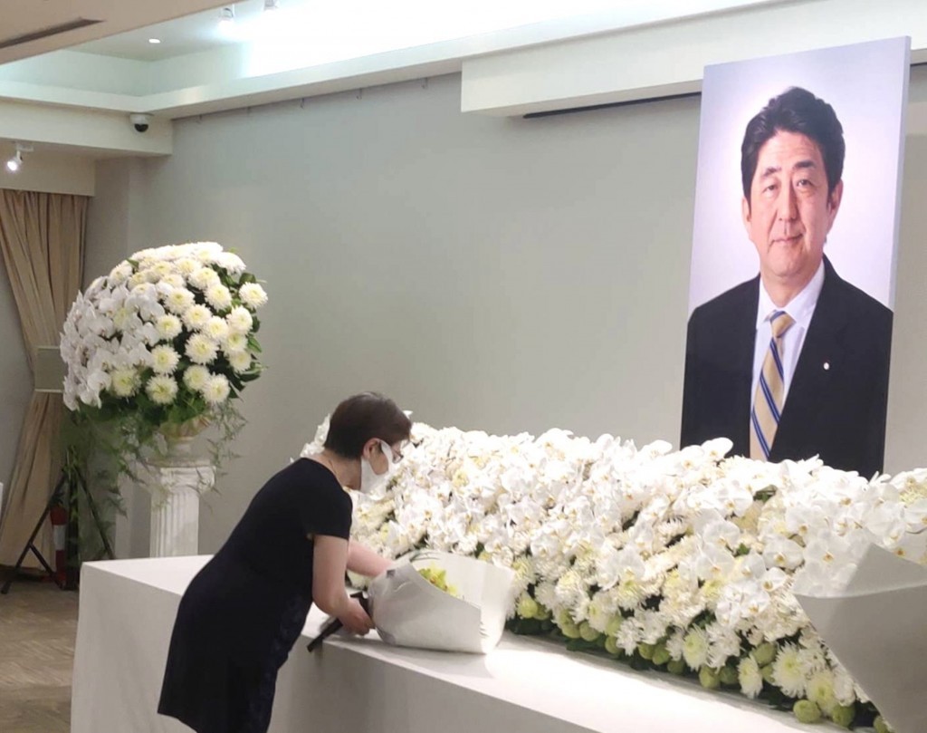 安倍晉三之死也使得日本政府正視統一教對社會的巨大負面影響。 （圖／中央社）
