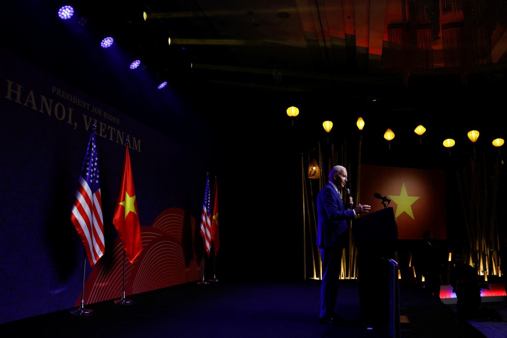 美國總統拜登訪問越南（圖／路透社）
