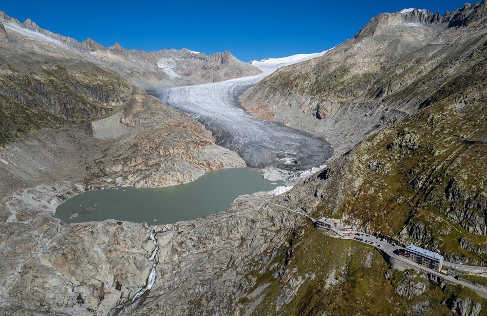 瑞士隆河冰川（圖／路透社Denis Balibouse）
