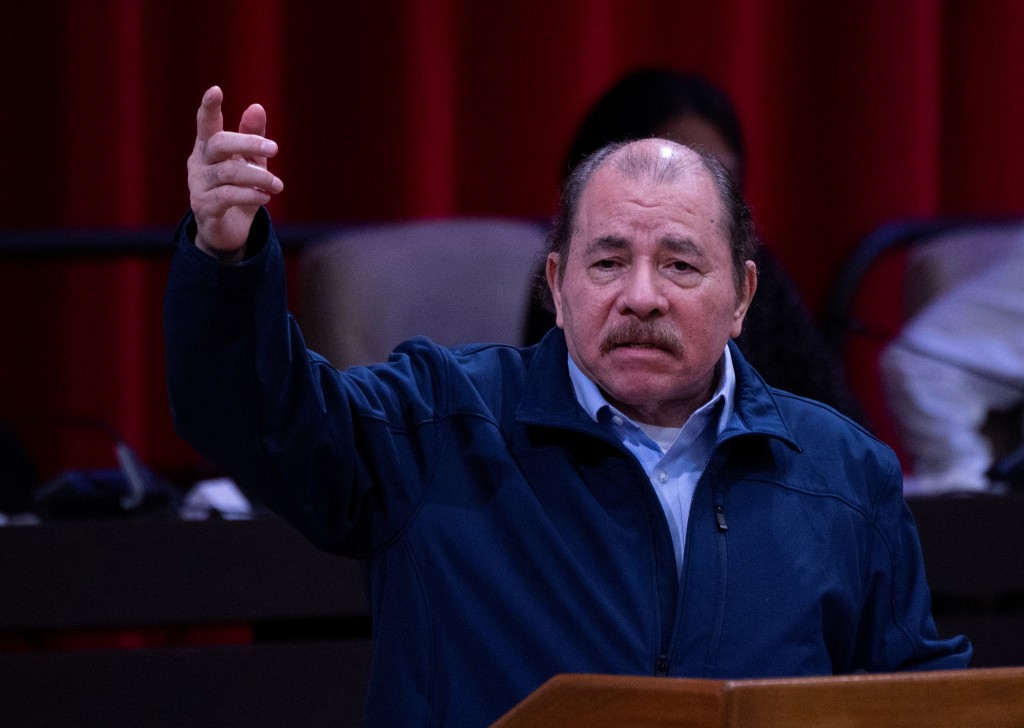 Nicaragua President Daniel Ortega. (Reuters photo)
