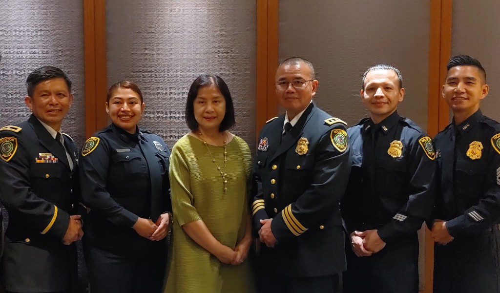 The Houston Police Department cooperates with Taiwan's Ministry of Education on Mandarin language classes. (MOE photo)

