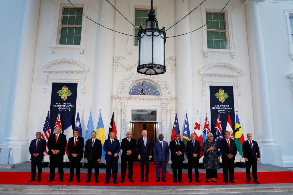 圖為今年９月在美國舉行的美國－太平洋島國峰會（圖／路透社Jonathan Ernst）
