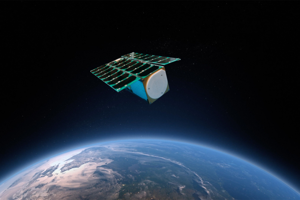 A rendering of the IDEASSat satellite, similar to the Pearl model launched on Sunday. (Taiwan News, TASA image)
