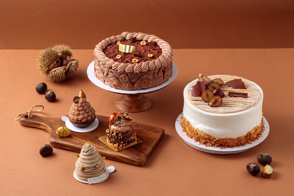栗子鮮奶油蛋糕與百香巧克力22階皆有不同尺寸提供給消費者。（圖／品牌提供）
