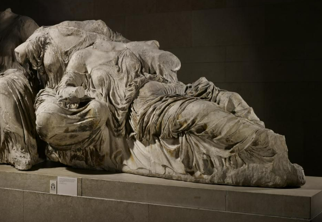 希臘帕德嫩神殿大理石雕塑鬼斧神工，生動優美。（圖／截自大英博物館網站）
