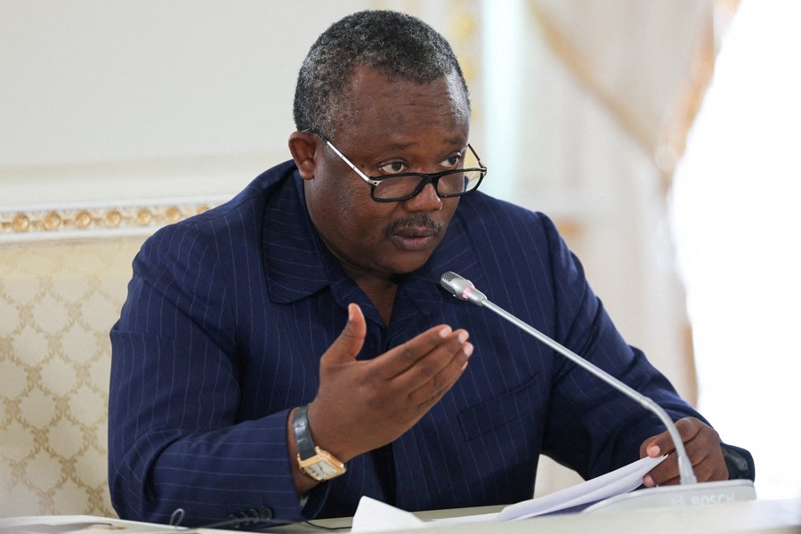 圖為西非國家幾內亞比索（Guinea-Bissau）總統恩巴洛（Umaro Sissoco Embalo）。（圖／路透社）
