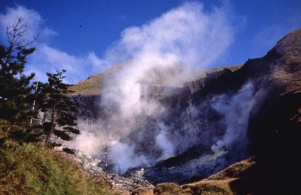 Fumaroles on Yangmingshan. (Taiwan Tourism Bureau photo)
