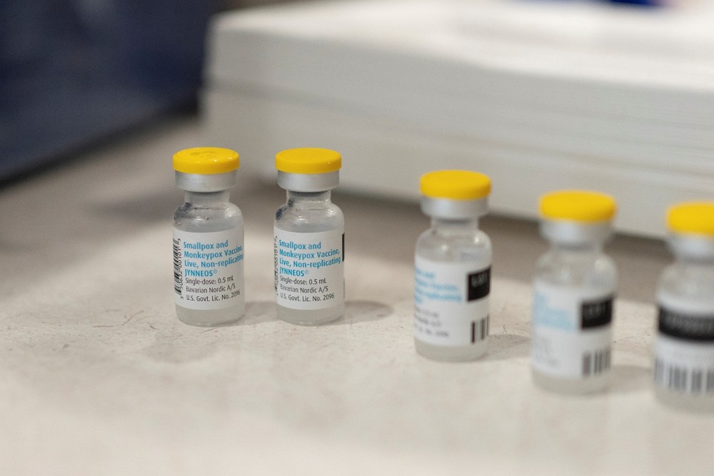 2022年8月20日，美國診所JYNNEOS天花與猴痘Mpox疫苗。（圖／路透社Rebecca Noble）
