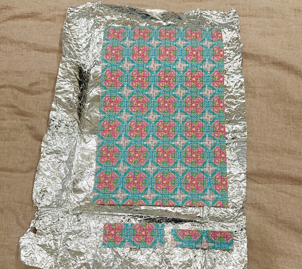 LSD confiscated by police is displayed on Thursday. (CNA photo)
