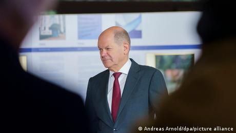 Olaf Scholz said germany has "crystal-clear" laws against antisemitism