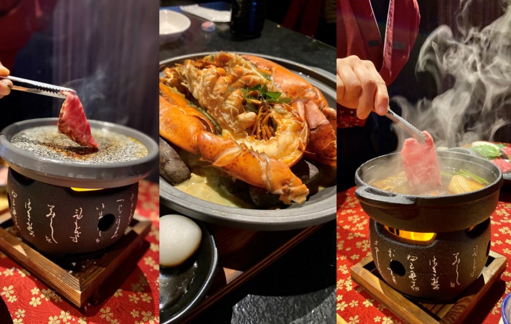 「藝奇和牛岩板燒 日本料理」冬季限定菜單吃的到整隻龍蝦CP值高。（圖／台灣英文新聞Lyla Liu）
