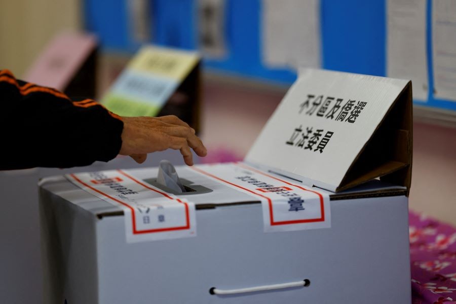 2024總統暨立委大選於1月13日舉行投開票。（圖／路透社）
