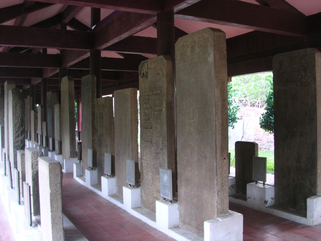 The Forest Steles at Dananmen before vandalization. (Wikimedia Commons photo)
