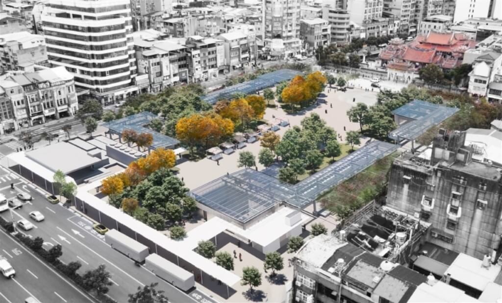 Urban renovation plan for Mengjia Park. (Taipei City Government image)
